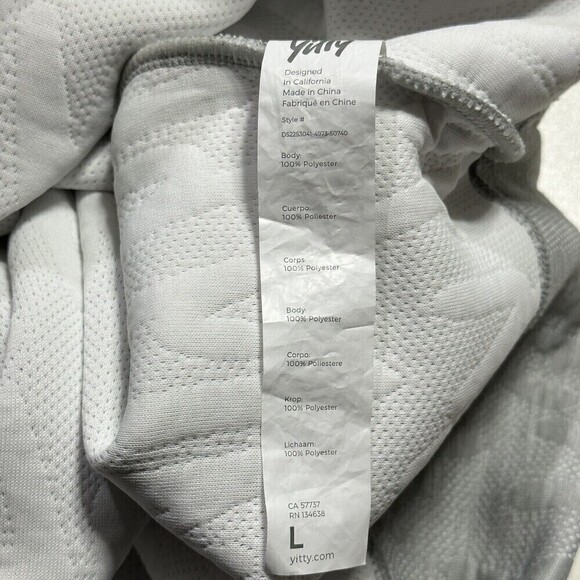 Yitty Major Label Backless Hoodie Dress Womens Large Heather Gray Fabletics - Picture 10 of 11